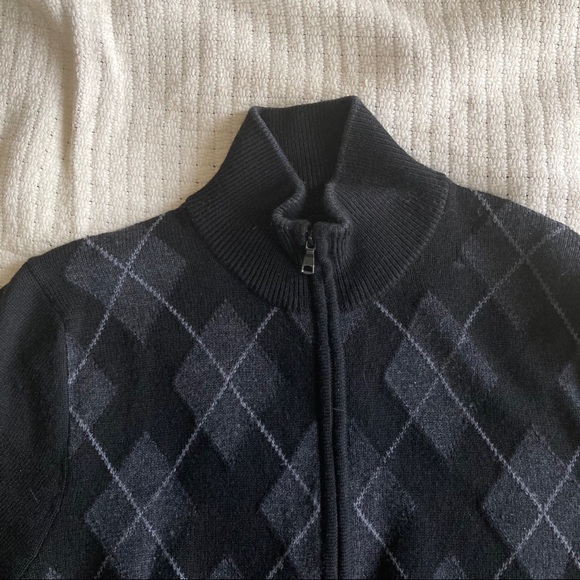 Banana Republic zip up sweater, 100% merino wool - Picture 2 of 7